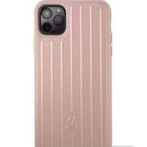 Rimowa Polycarbonate Desert Rose Pink Groove Case for Iphone 11 Pro Max